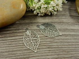 Lehtiriipus 19x11mm, kromi, 1kpl