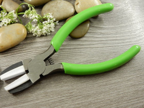 Tasapäiset korupihdit nylonkärjillä, 13cm, vihreä, 1kpl