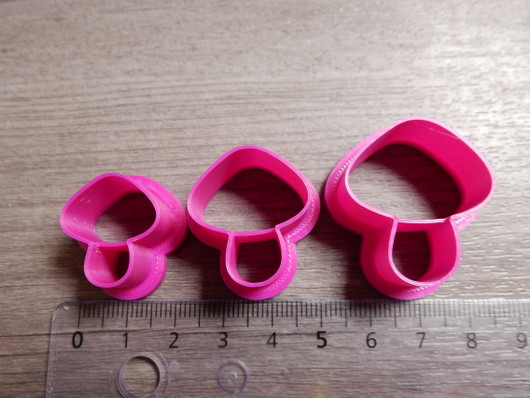 Muotti sieni, 20mm/25mm/30mm, 1kpl