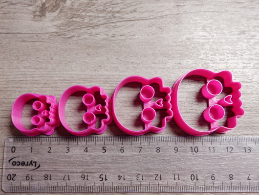 Muotti pääkallo, 30mm/35mm, 1kpl