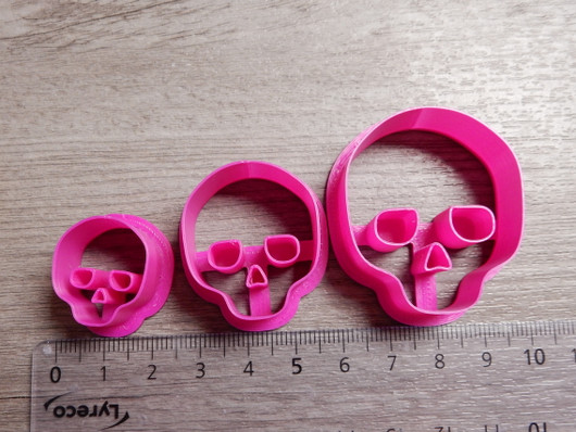 Muotti pääkallo, 20mm/30mm/40mm, 1kpl