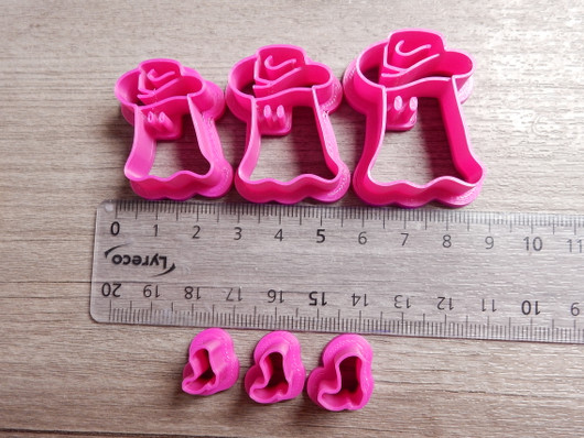 Muottisetti kummitus, 40mm/45mm/50mm, 1setti