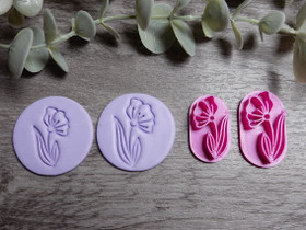 Leimasin muotti kukka, 25mm/30mm/35mm, 1kpl