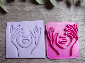 Leimasin muotti kasvot, 35mm, 1kpl