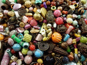 Akryylihelmi lajitelma, 3-28mm, mixsetti, 50g