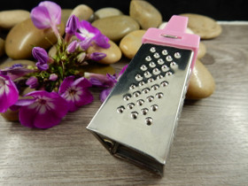 Mini raastin,7x3.5cm, rst/muovi, 1kpl