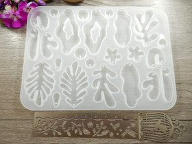 Silikonimuotti korunosat, 113x158x4mm, 1kpl