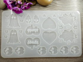 Silikonimuotti halloween, 125x212x4mm, 1kpl
