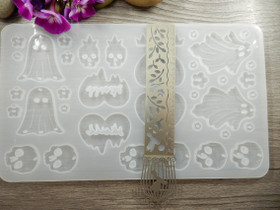 Silikonimuotti halloween, 125x212x4mm, 1kpl