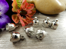 Nauhanpää, 7x10mm, kromi, 10kpl