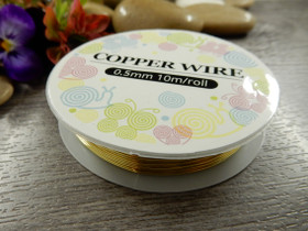 Kuparilanka, 0.5mm/kulta/10m