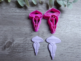 Muotti sieninainen, 40mm/50mm, 1kpl