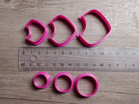 Muottisetti kuvio, 40mm/50mm/60mm, 1setti