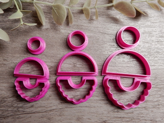 Muottisetti kuviot, 50mm/60mm/70mm, 1setti