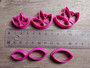 Muottisetti lotus, 45mm/55mm/65mm, 1setti