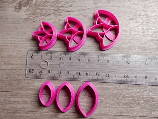 Muottisetti lotus, 45mm/55mm/65mm, 1setti