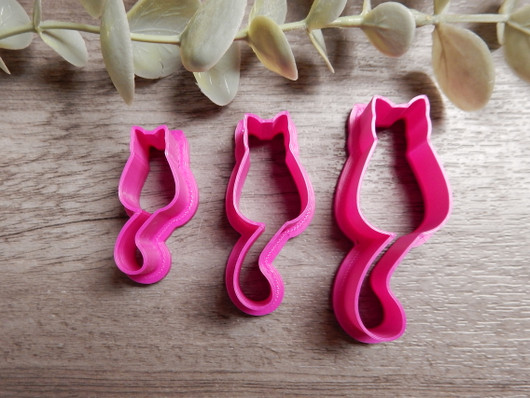 Muotti kissa, 30mm/40mm, 1kpl