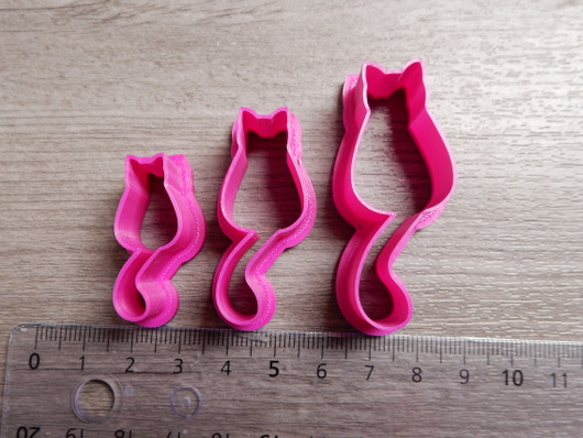 Muotti kissa, 30mm/40mm, 1kpl