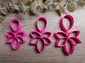 Muottisetti kukka, 55m/65mm/75mm, 1setti