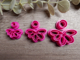 Muottisetti kukka, 20mm/30mm/40mm, 1setti