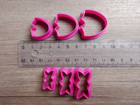 Muottisetti mansikka, 35mm/40mm/45mm, 1setti