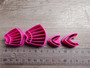 Muottisetti makrame, 50mm/60mm, 1setti