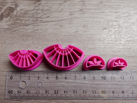 Muottisetti makrame, 30mm/40mm, 1 setti