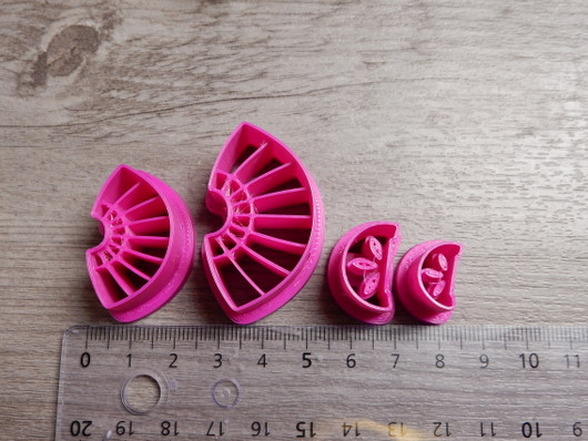 Muottisetti makrame, 30mm/40mm, 1 setti