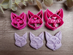 Muotti kissa, 30mm/35mm/40mm, 1kpl