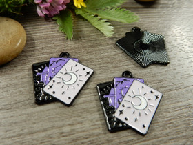 Tarotkortitriipus, 23x23mm, moniväri, 1kpl