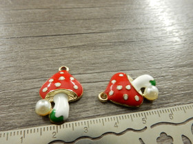 Sieniriipus, 23x16mm, moniväri, 1kpl