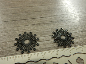 Kukkariipus/ linkki, 19mm, musta, 1kpl