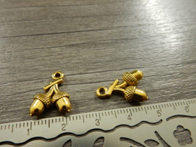 Tammenterhotriipus, 17x12mm, kulta, 1kpl