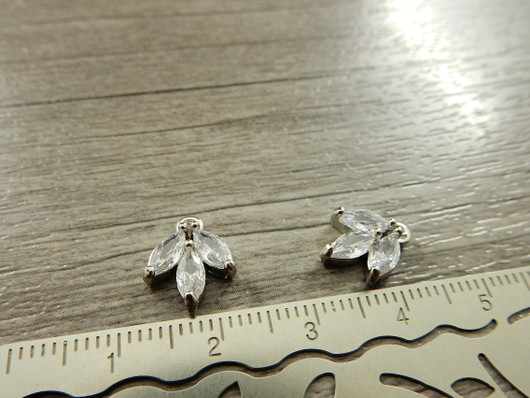 Strassiriipus lehti, 12x10mm, kromi, 1kpl