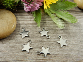 Tähtiriipus, 10x8mm, rst, 1kpl