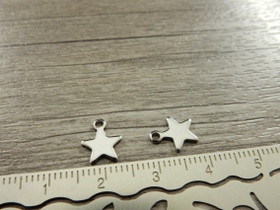 Tähtiriipus, 10x8mm, rst, 1kpl