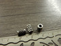 Metallihelmi putki, 7.5x5mm, kromi, 10kpl