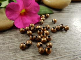 Metallihelmi, 4mm, kupari, 50kpl