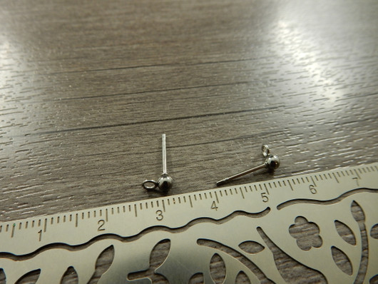 Korvakorutappi lenkillä, 3x14mm, rst, 1pari