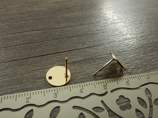 Korvakorutappi stardust, 10x13mm, 18K/kulta, 1pari