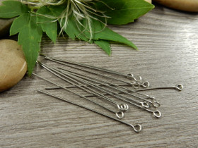 Korupiikki silmukkapää, 45x0.7mm, rst, 50kpl