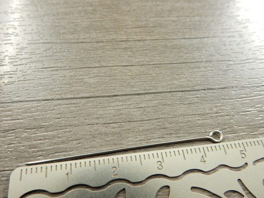 Korupiikki silmukkapää, 45x0.7mm, rst, 50kpl