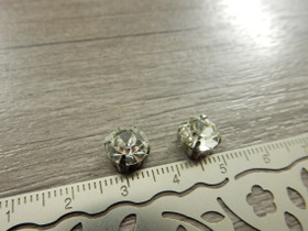 Koriste/ kapussi strassi, 8mm, kromi, 10kpl