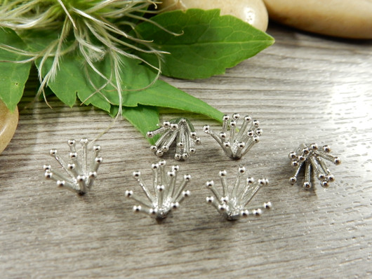 Koriste/ kapussi, 11x10x7mm, kromi, 5kpl