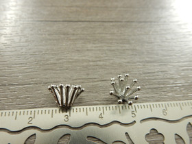 Koriste/ kapussi, 11x10x7mm, kromi, 5kpl