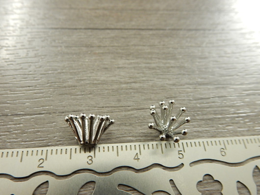 Koriste/ kapussi, 11x10x7mm, kromi, 5kpl