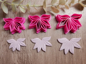 Muotti kukka, 35mm/40mm/45mm, 1kpl