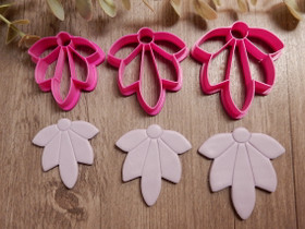 Muotti kukka, 45mm/50mm/55mm, 1kpl