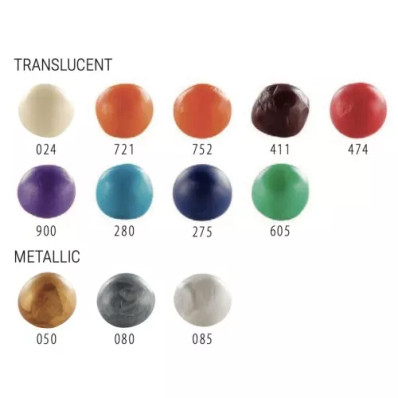 Cernit effects, 12x 25g, 12 eri väriä, 1kpl POSTIPAKETTI TOIMITUS