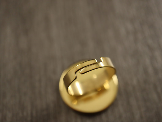 Sormuspohja, 20mm kapussille, PVD/ 18K/kulta/ rst, 1kpl